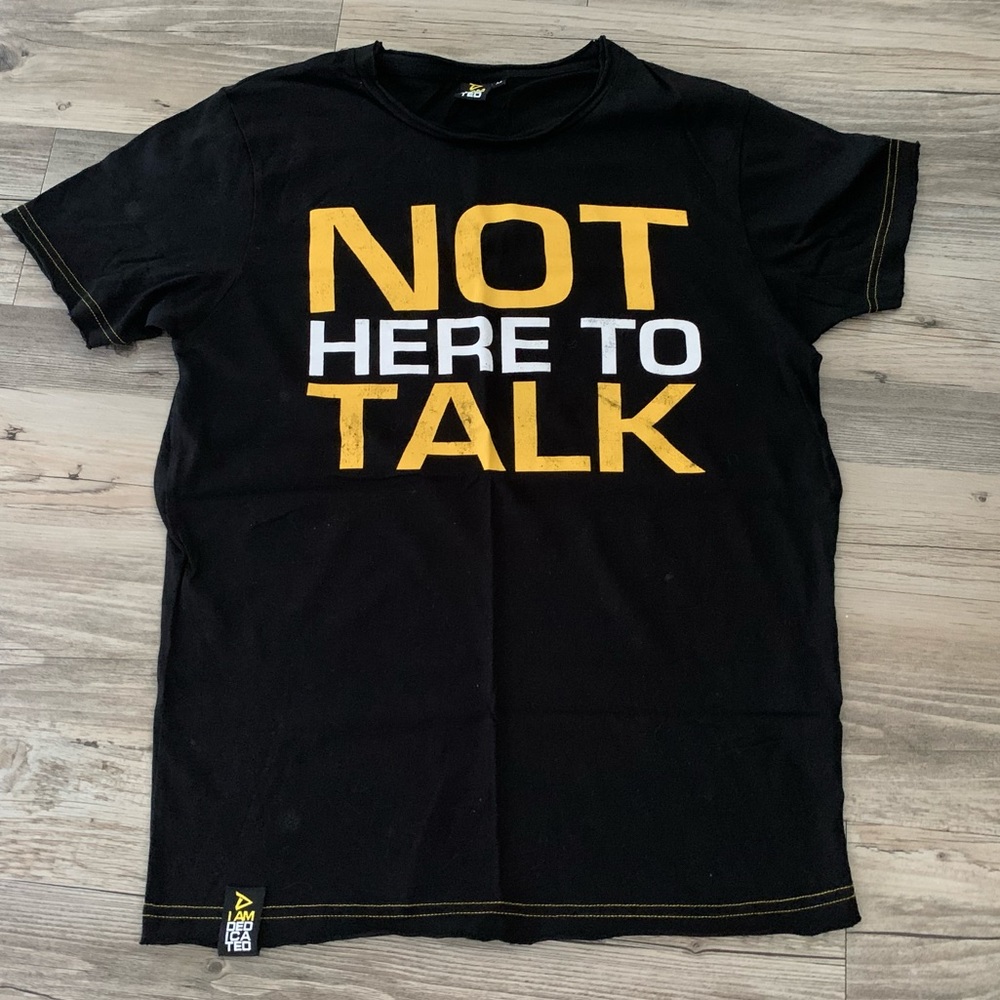 Dedicated nutrition gym shirt